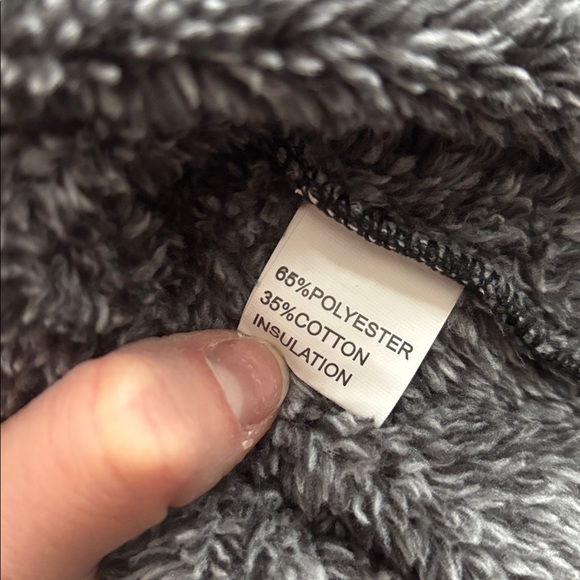 Women's Black and Gray Quilted Sweater - Picture 5 of 5